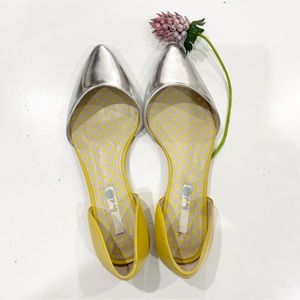 Boden Silver and Yellow Flats